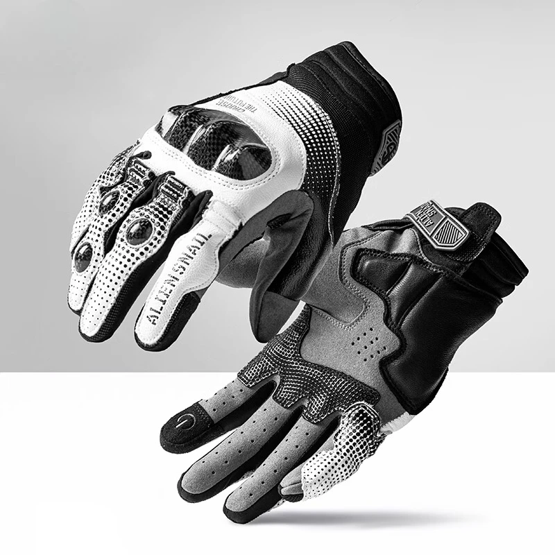 

T3 riding gloves carbon fiber anti-drop men's and women's four-season breathable locomotive gloves motorcycle gloves