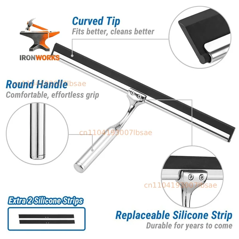 limpiador-de-ducha-de-acero-inoxidable-escobilla-de-ducha-sin-perforacion-extractor-de-ventanas-colgador-de-pared-2-siliconas-31-cm