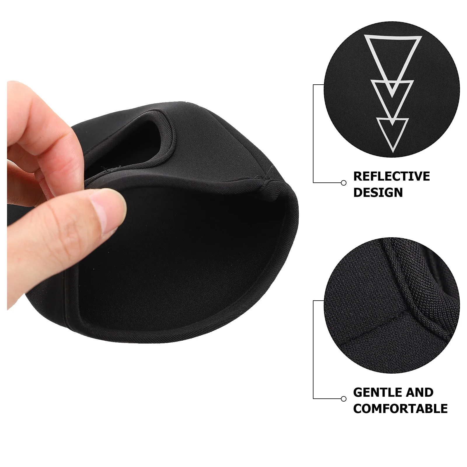 

1Pair Warm Thermal Waterproof Cycling Shoe Covers Windproof Overshoes Outdoor Riding Half Shoe Covers