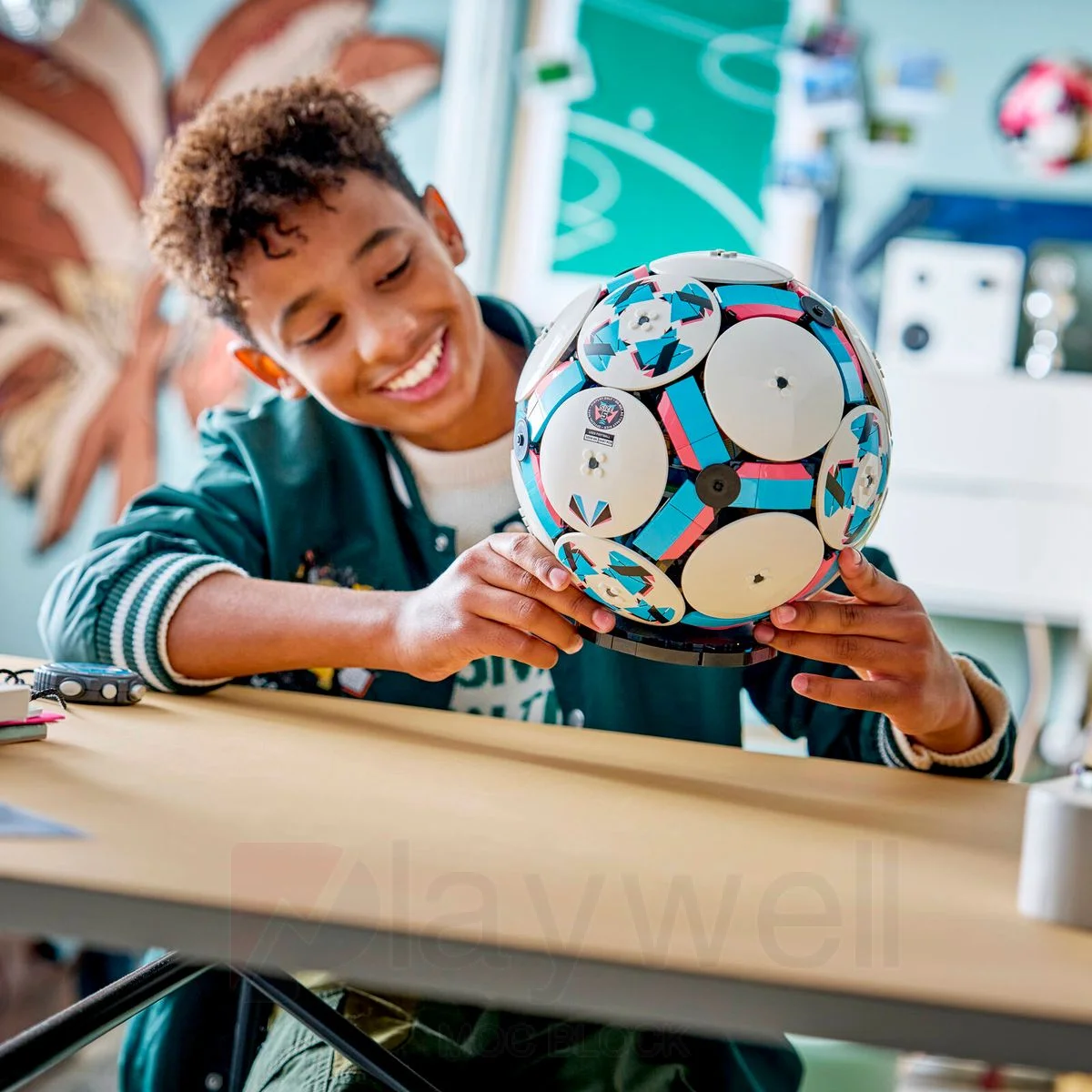 

Конструктор «Футбольный мяч» (1498 деталей), высокая сложность, для взрослых, креативная модель спортивного мяча, игрушка-подарок