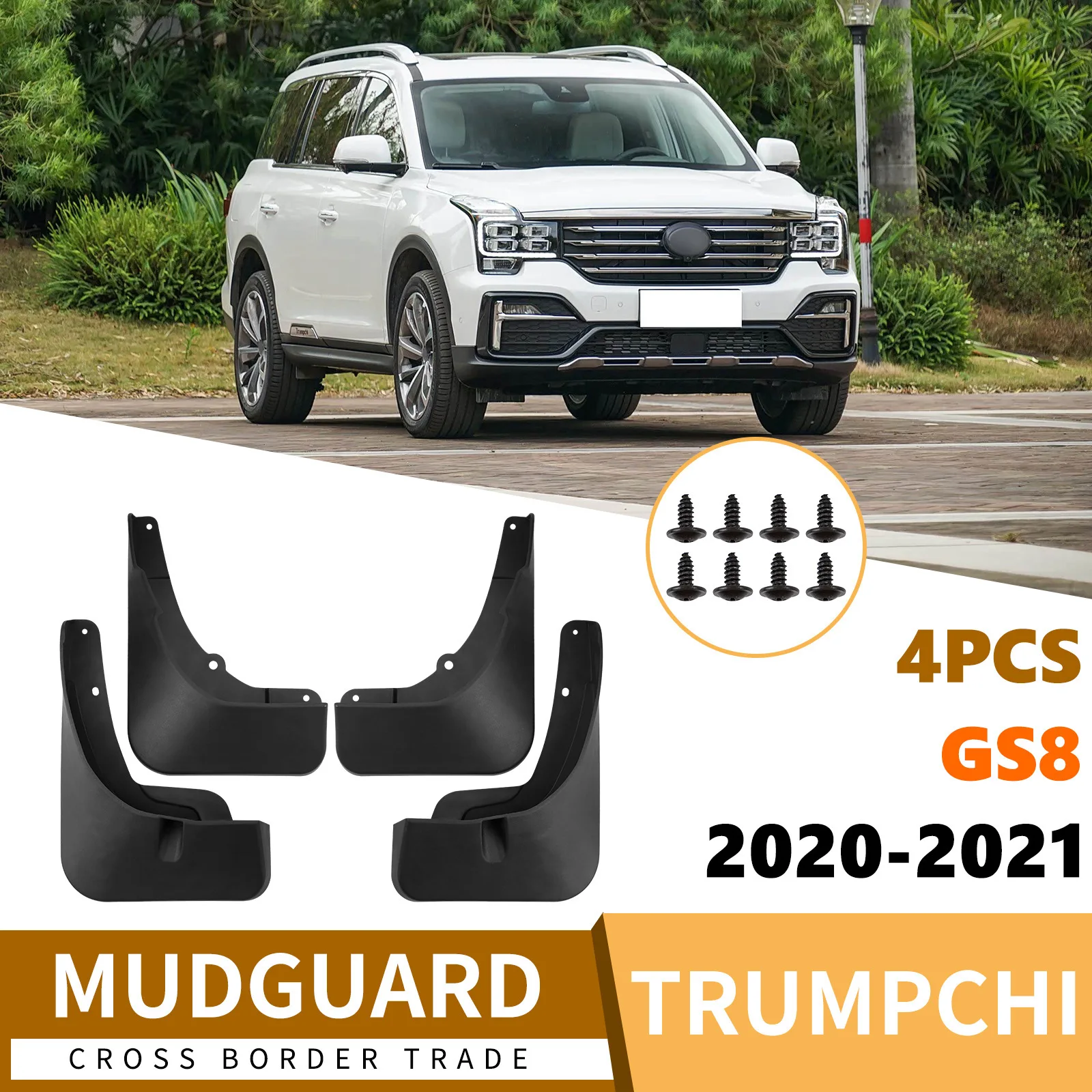 For 2020-2021 Trumpchi GS8 Mud Flaps Splash Guards