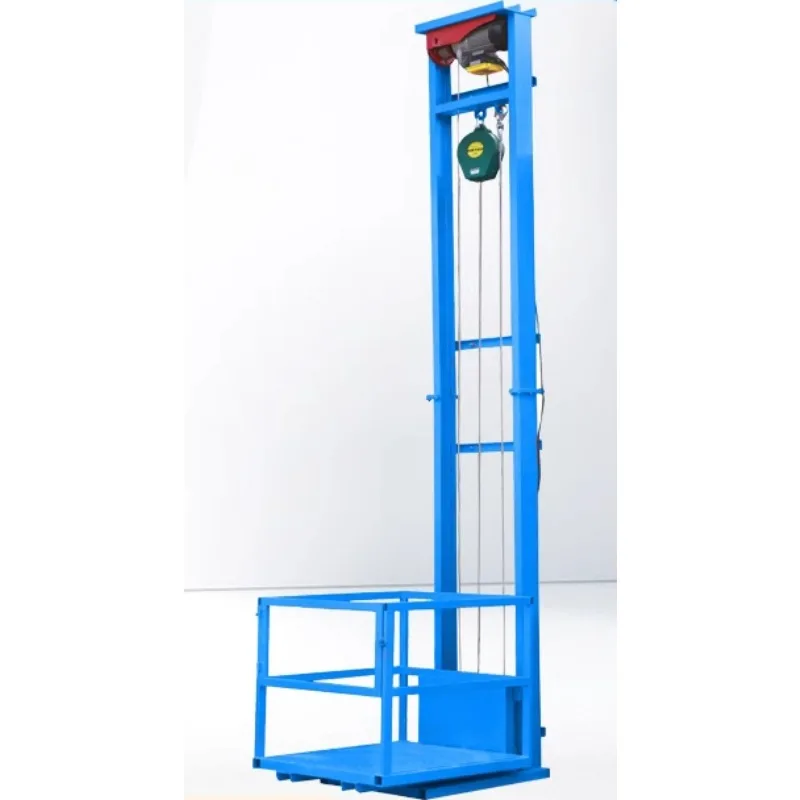 مصعد البضائع الكهربائية رفع السلع الثقيلة تحميل وتفريغ ورشة عمل المنزل منصة رفع صغيرة #3