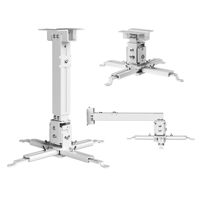 

Universal Projector Ceiling Mount Bracket Adjustable Aluminum Alloy Projector Mounting Bracket Ceiling Wall Mount