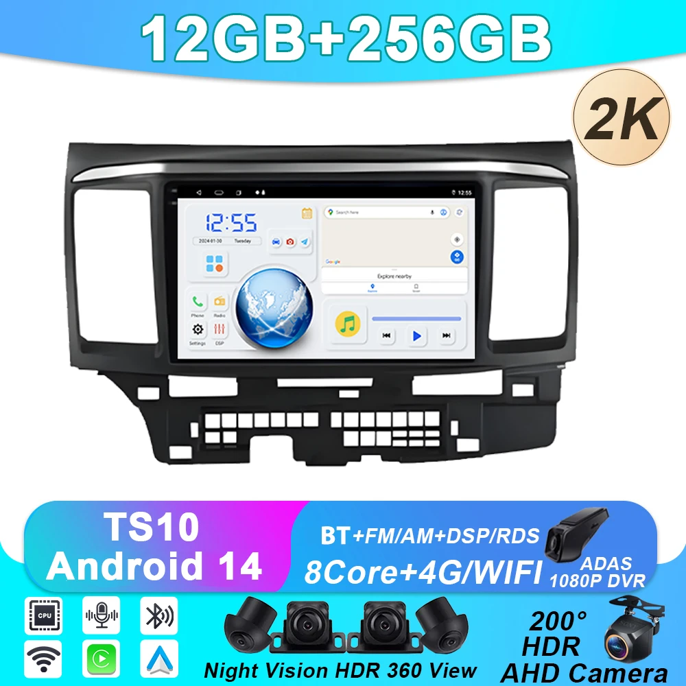 

Android 14 Video Player For MITSUBISHI LANCER 9 10 X 2008 - 2016 9Inch Car Radio Multimedia Stereo Audio GPS Carplay Auto Screen