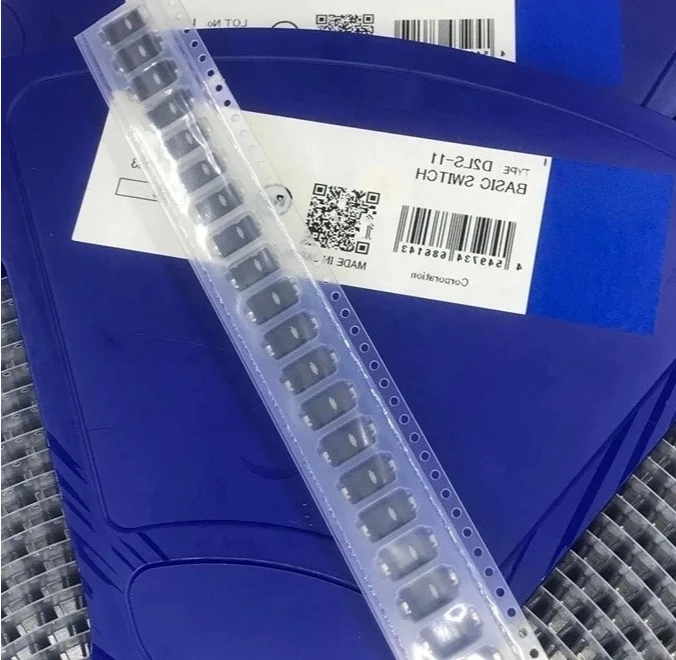 

100 New Original micro switch D2LS-21 Blue dot 0.74N / D2LS-11 White dot 1.20N D2LS left and right side keys