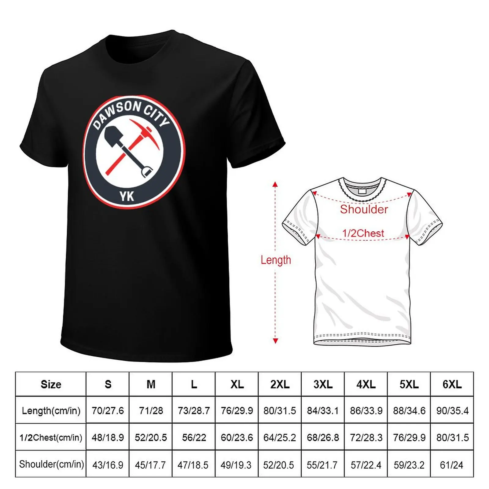 Vintage Dawson City Yukon T-Shirt t shirt man luxury T-Shirt