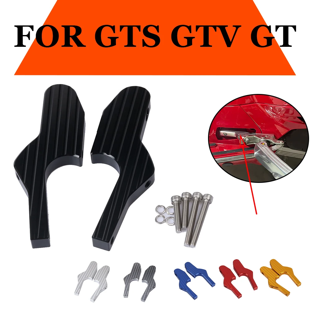 Passenger Foot Peg Extensions Extended Footpegs For Vespa GT GTS GTV 60 125 200 250 300 300IE GTS300 2023 Motorcycle Accessories