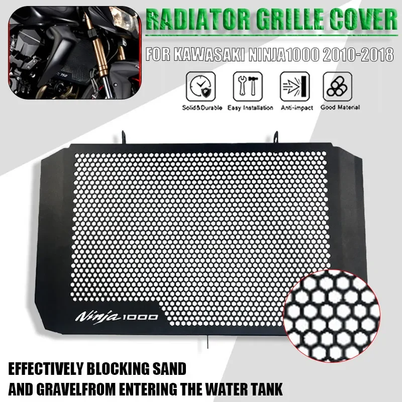

Motorcycle Radiator Grille Guard Cover Shield Protective For Kawasaki ninja1000 NINJA1000 NINJA 1000 2010-2018 10-18