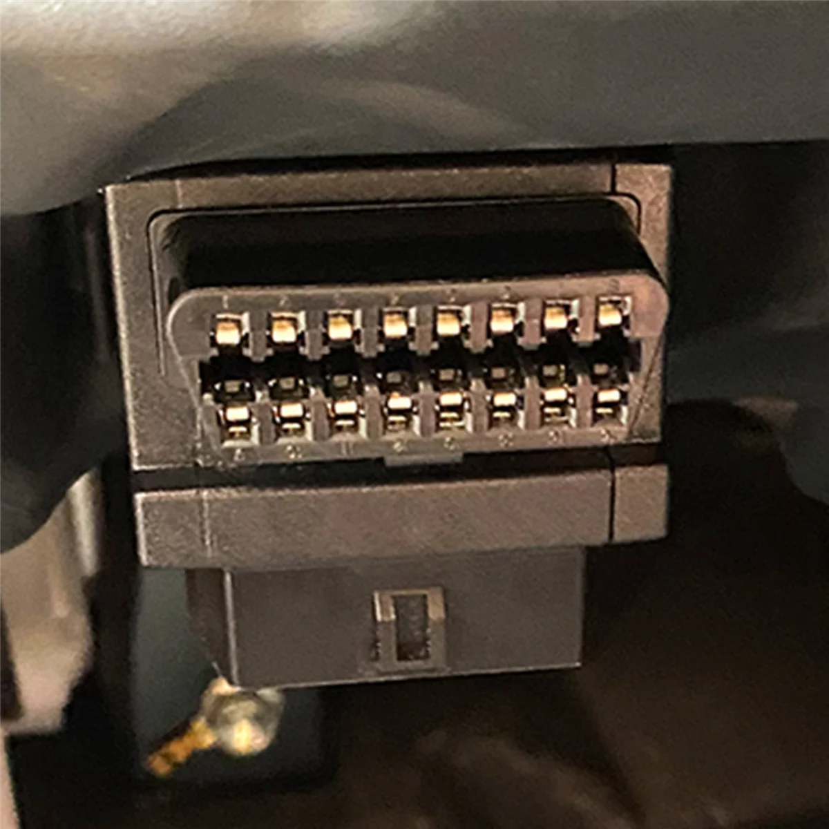 Car Mini OBD2 One Minute Two Extension Cable Automotive Universal 16-Pin Core Splitter Connected to Obd Devices(B)