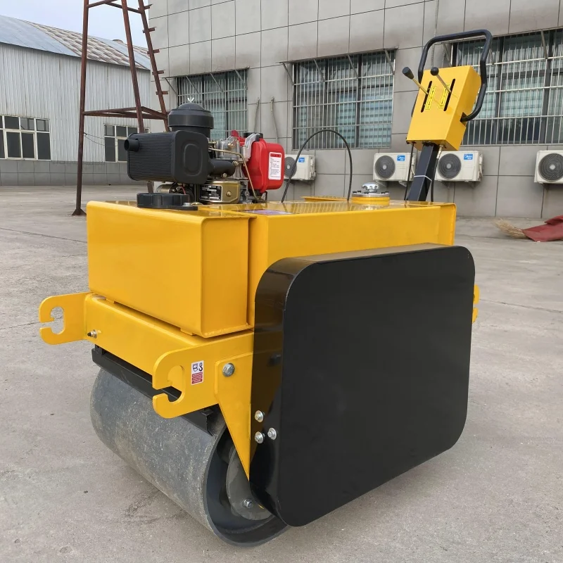 Compact Trench Roller 1 Ton, Diesel Vibratory Compactor for Narrow Spaces & Pipeline Construction