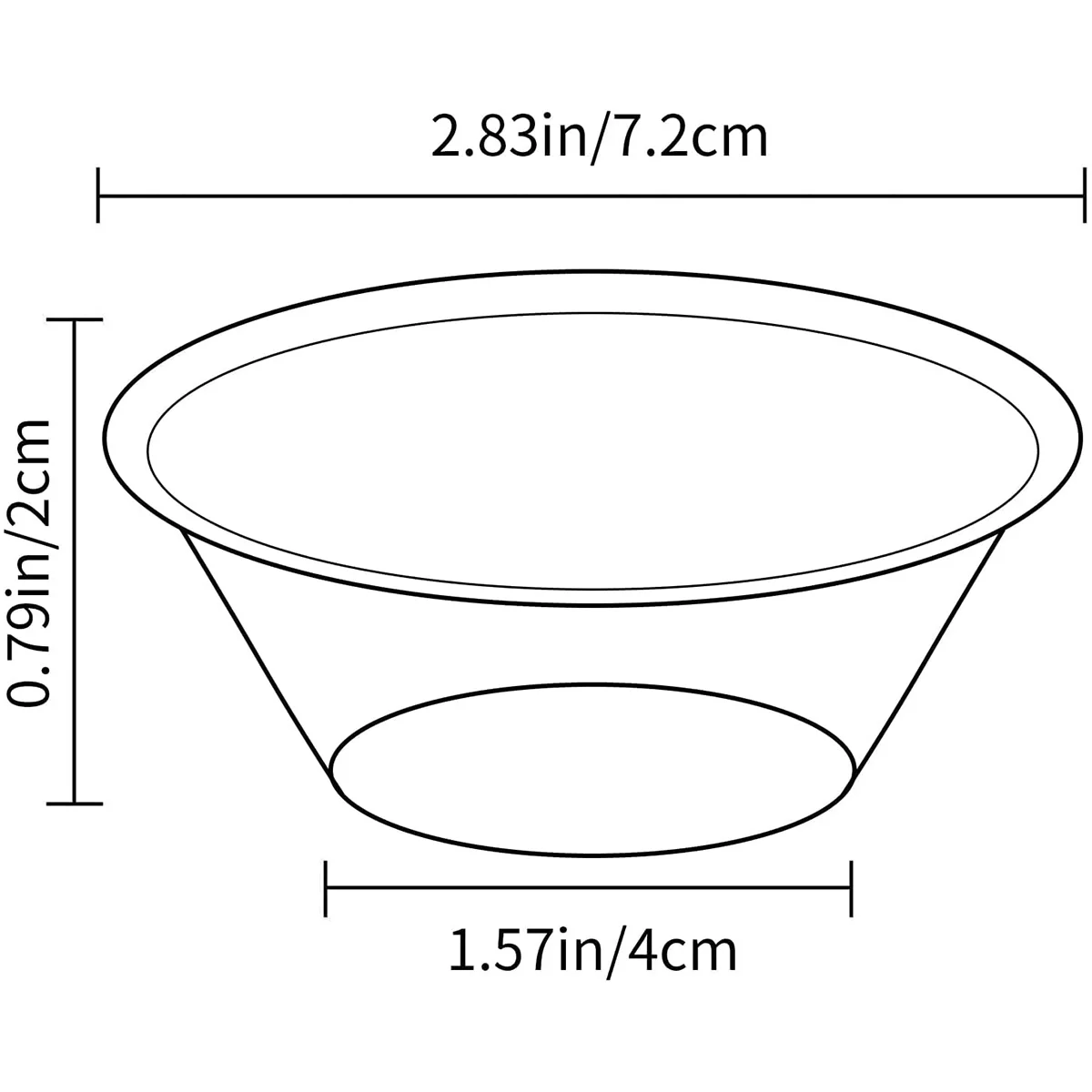 100Pcs Disposable Aluminum Foil Cups Egg Tart Mould Baking Muffin Cupcake Tin Mold Egg Tart Mould Egg Tart Shell Baking Tools