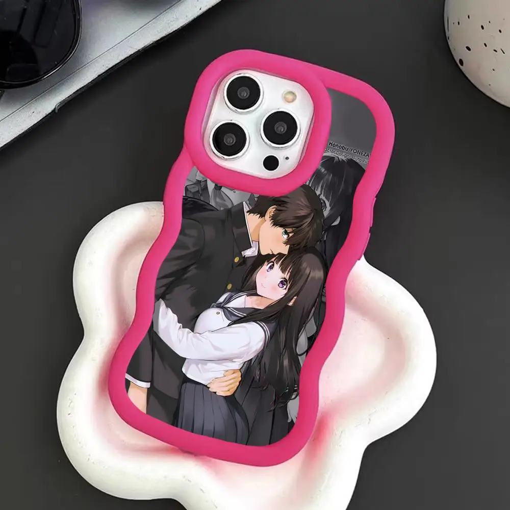 

Чехол для мобильного телефона Hyouka Chitanda Oreki с волнистым краем из ТПУ для iPhone 17 16 15 14 13 12 11 Air Pro Max Plus, цветной