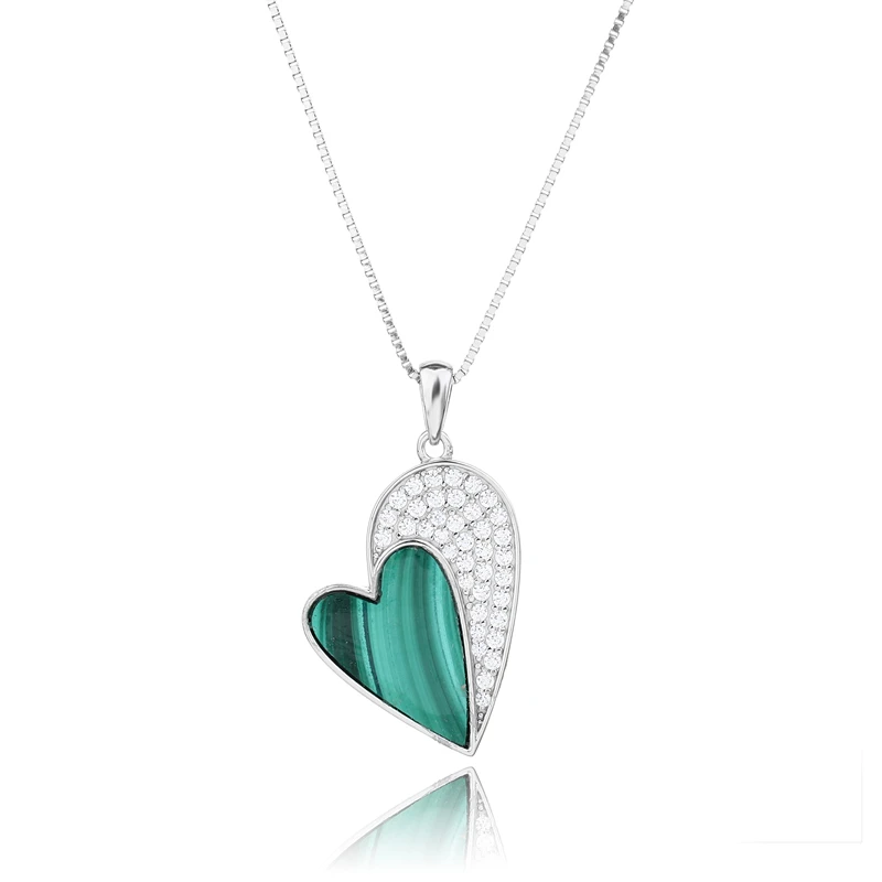 925-silver-double-heart-natural-stone-necklace-mother's-day-valentine's-day-gift-for-women