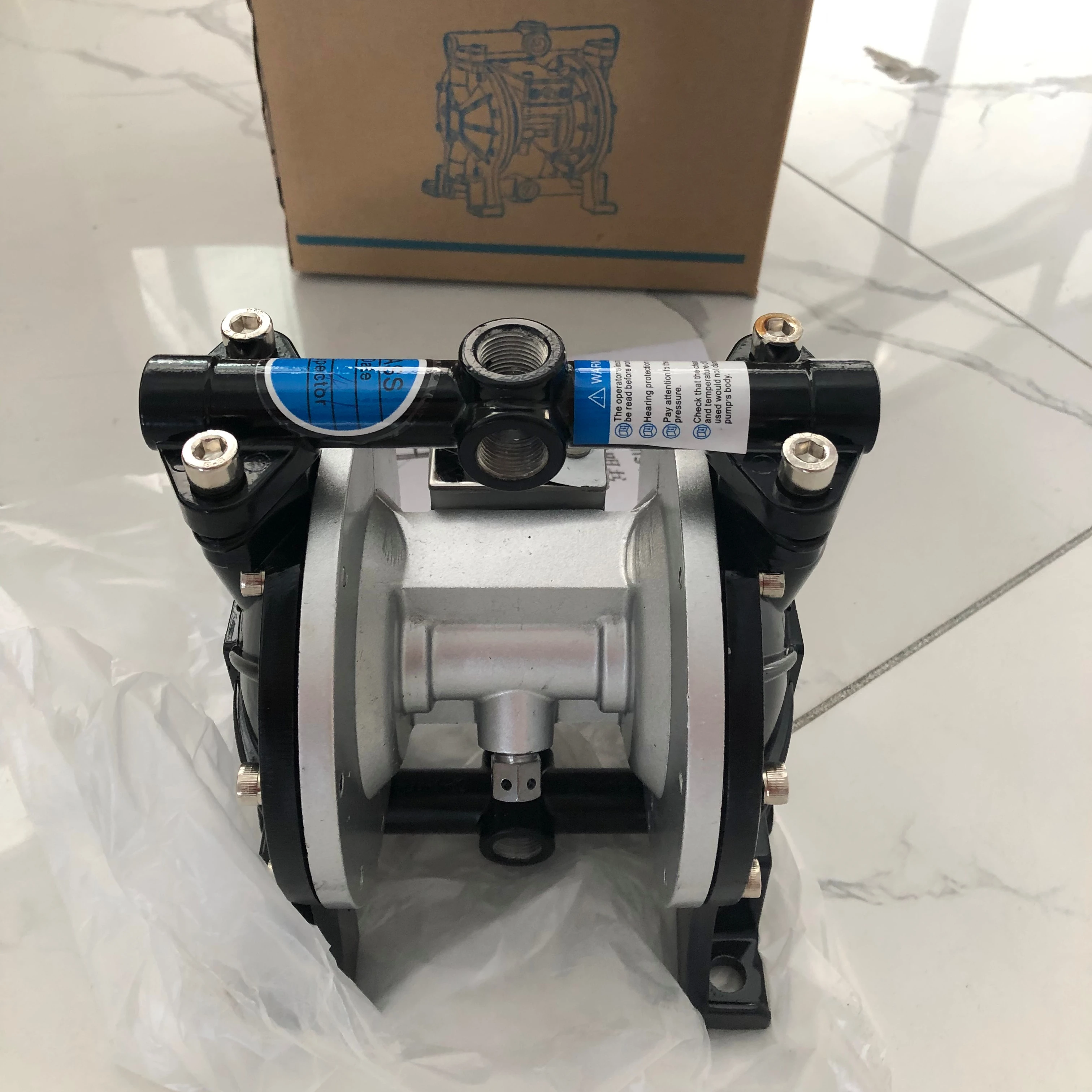 

Hot Sale A15 Model 3/8\" 500rpm Speed Pneumatic Metal Double Air Rubber Operated Diaphragm Pump High Quality OEM izable
