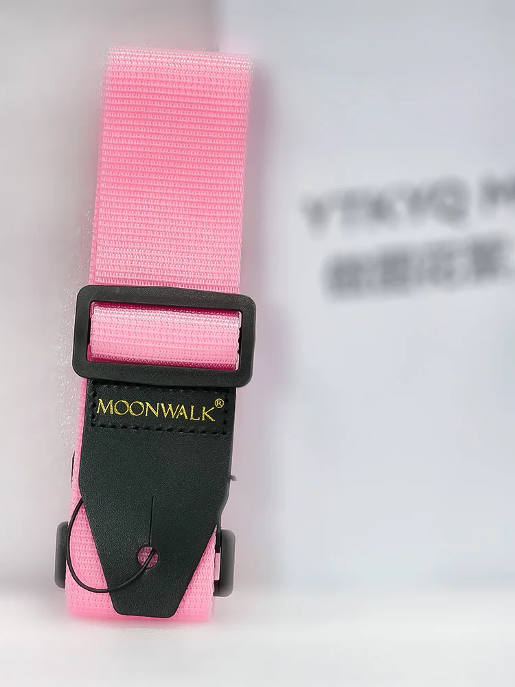 MOONWALK Guitar Strap Solid Color Woven Adjustable Length 920 - 1380mm For Acoustic Guitar, Electric Guitar, Bass Guitar