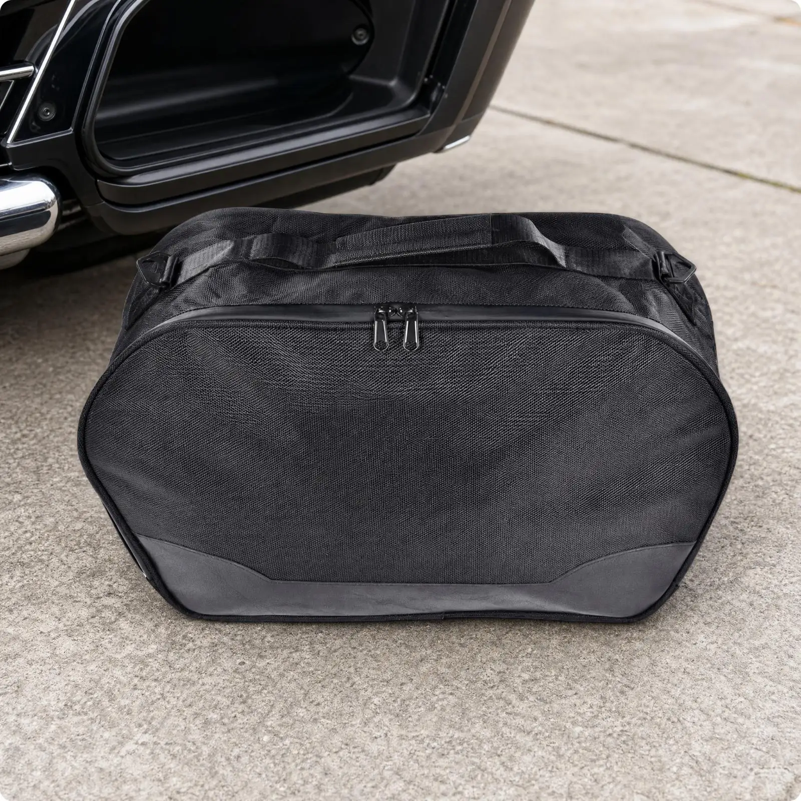 Oxford Cloth Motorcycle Storage Pouch for Honda GL1800 Tourer 2012-2017 Side Case Organizer Insert with Contoured Shape Design