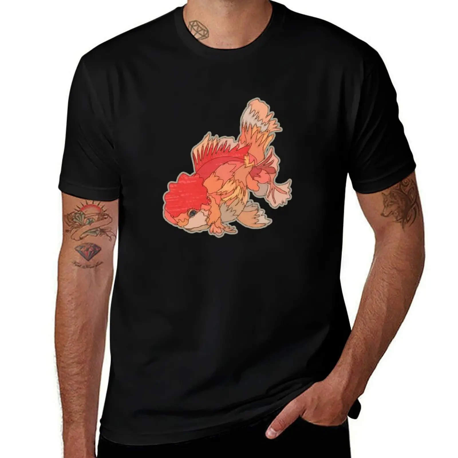 ORANDA GOLDFISH T-Shirt Big Size Short Sleeve Tee for Men T-Shirt