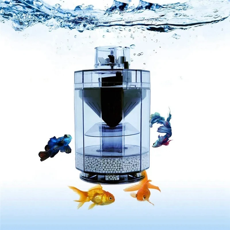 AB47-tabouret d'aquarium entièrement automatique collecteur d'aspiration tabouret de poisson aspirateur
