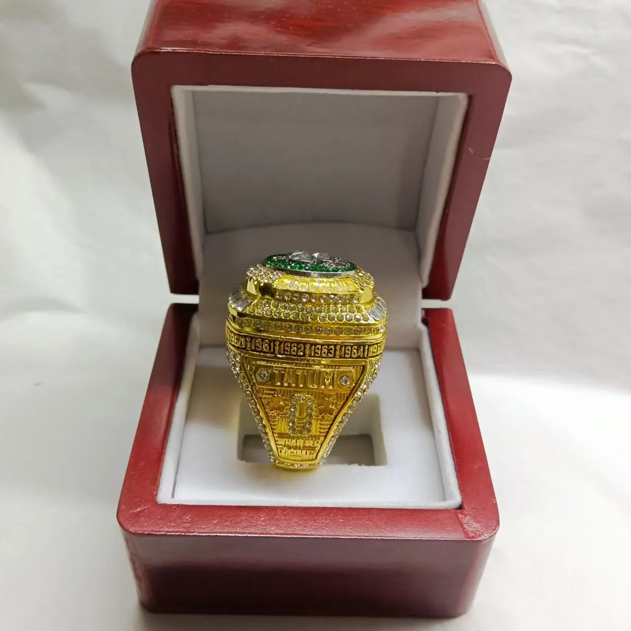 Anillo conmemorativo del campeonato de baloncesto 2024, anillo de seguidor Retro clásico, regalo de colección de fans