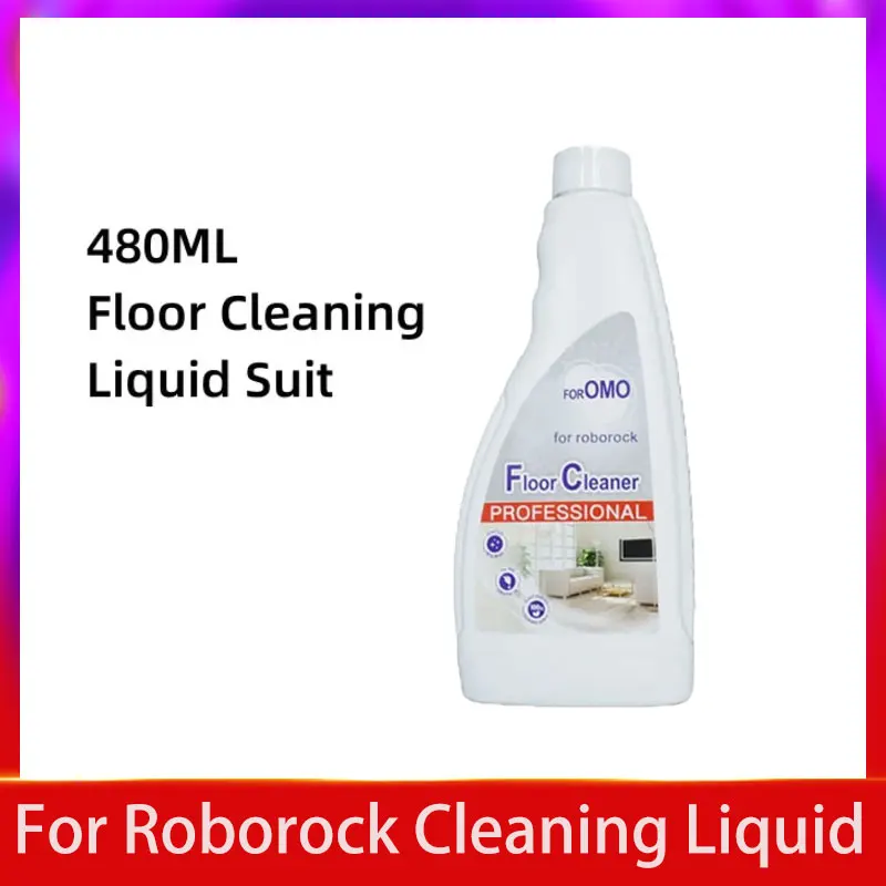 

For Roborock and OMO Robot Floor Cleaning Solution S8 Pro Ultra/S8/S8+/Q5/Q7 Series/S7 Max Ultra/S7MaxV Plus 480ML