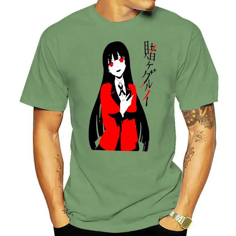 Kakegurui T-Shirt Printed  Cotton Tee Shirt Summer Short Sleeves Man Fun Summer Tshirt Streetwear Anime