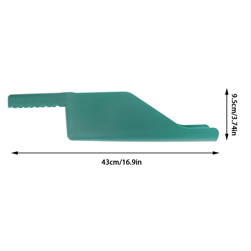 Multifunctional Wide Mouth Fallen Leaves HomeNon Slip Portable Gutter Drain Cleaning Scoop Plastic Ergonomic Handle Garden Tool
