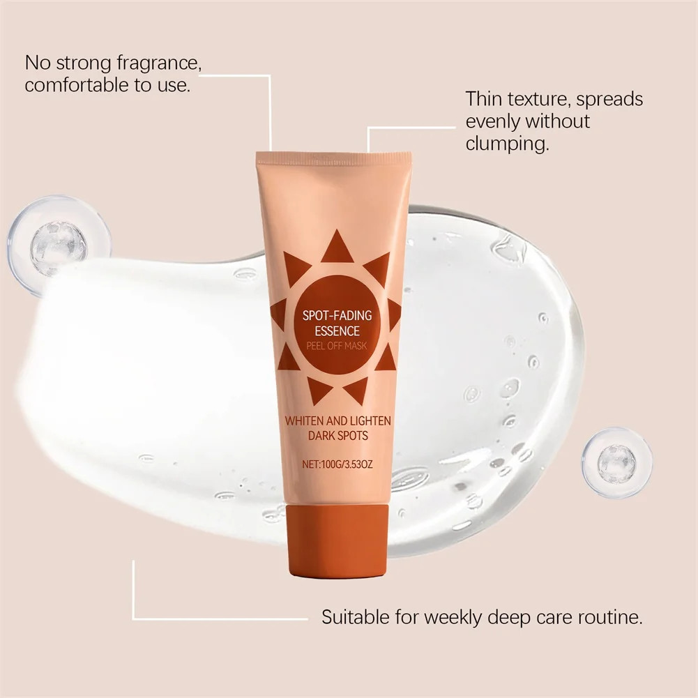 100 جرام من قناع تقشير خلاصات البقع، قناع وجه لإزالة البقع الداكنة، قناع تقشير لتبييض البشرة والعيوب #3