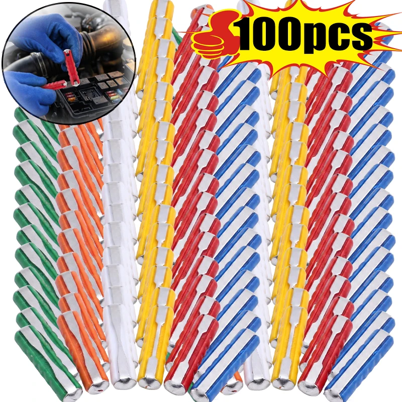 For Truck Agricultural Machinery Circuit Protection GBC Car Fuses 5A-25A Zinc Alloy Auto Blade Fuses Eastern European Style