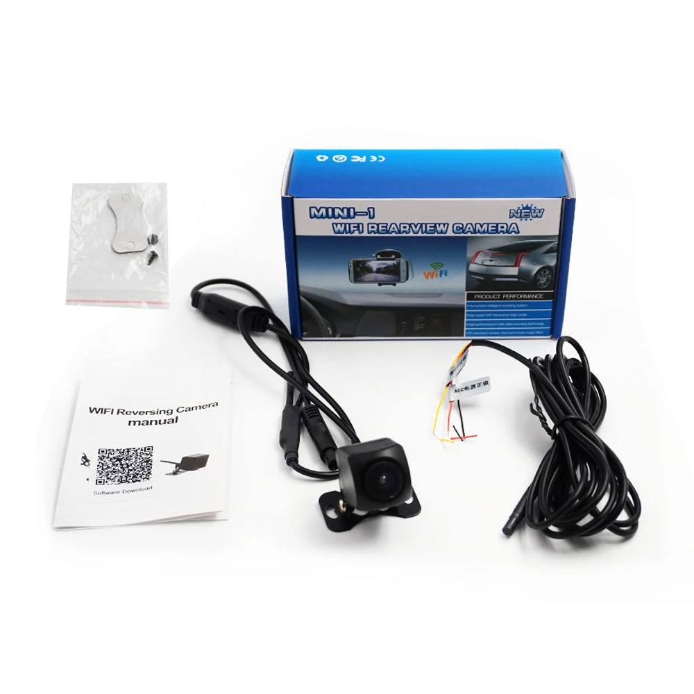 BOENKAI WIFI 5G bezprzewodowa kopia zapasowa pojazdu cofania uchwyt na aparat ekran Android i urządzenie IOS wyświetlacz samochodowy Kamera cofania