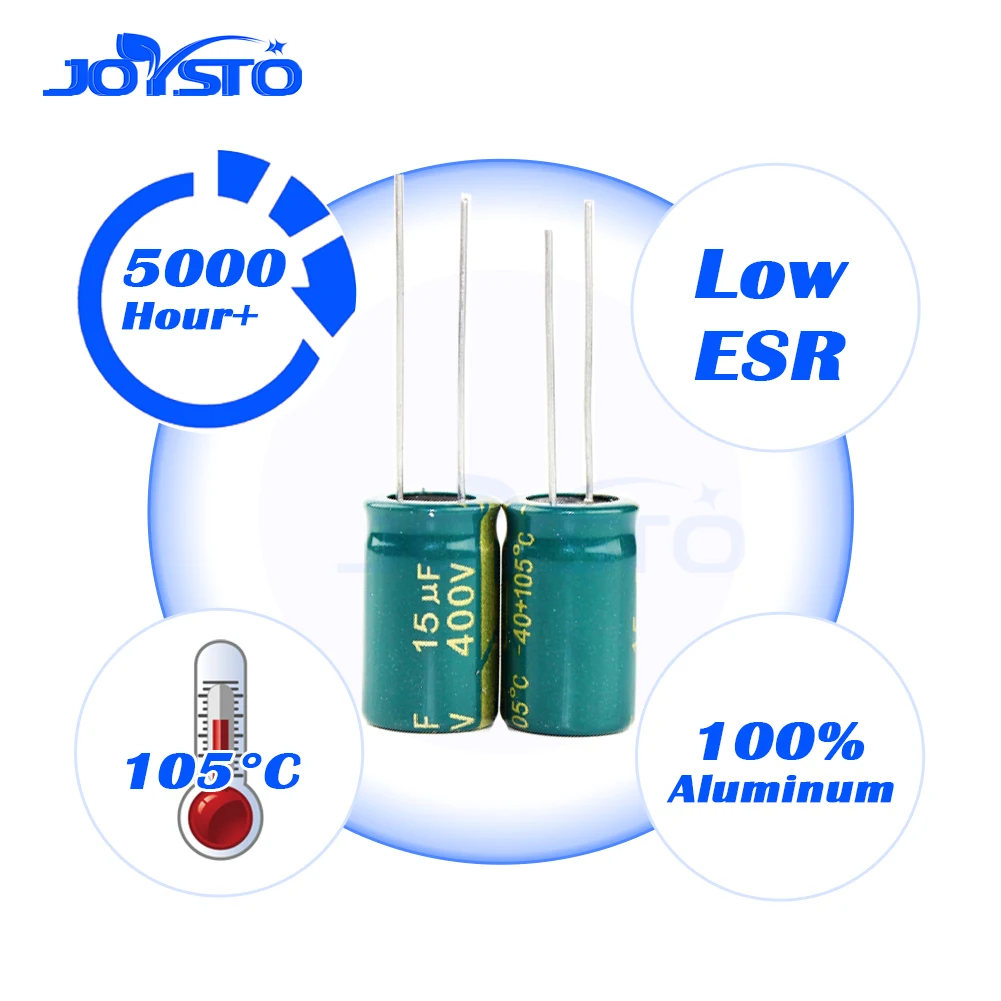 10PCS Aluminum Electrolytic Capacitor 400V / 15 UF 400V 15UF Electrolytic Kapasitor Size 10*17 10×13 13*17 8×16MM