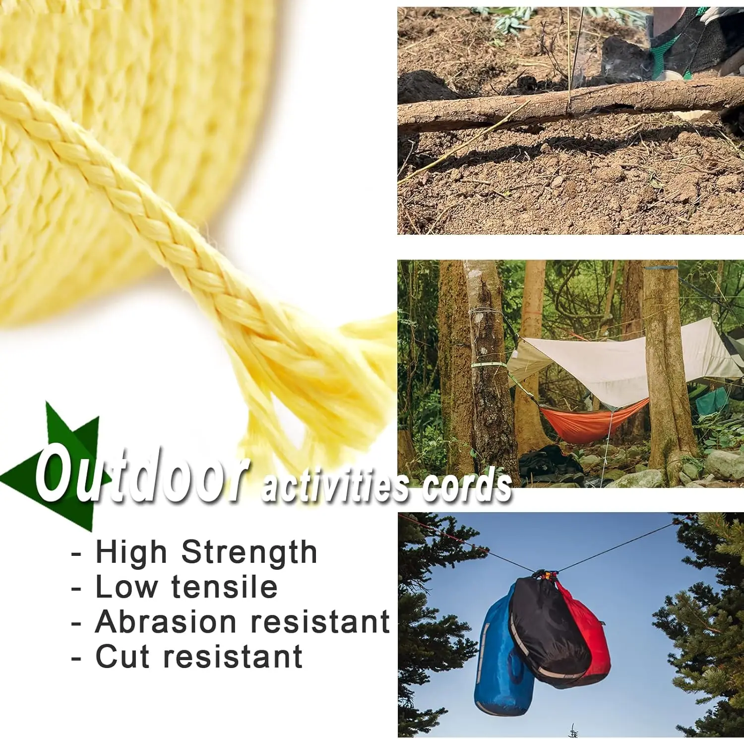 60 m/rolka lina kevlarowa odporna na zużycie pleciona 3mm diy aramidowa ognioodporna lina odporność na wysoką temperaturę 560 stopni sznury aramidowe