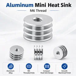 Mini dissipatore di calore in alluminio M6 filettatura gola Hotend fai da te per parti della stampante 3D Reprap estrusore J-head
