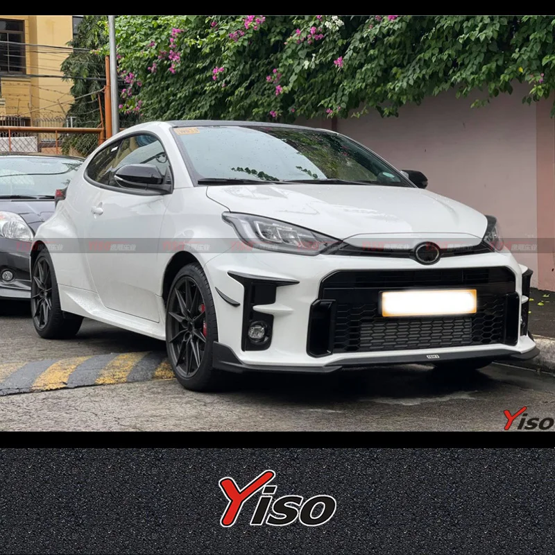 Suitable for YARIS GR MXPA12 TOMS Front Spoiler Modified Encirclement Carbon Fiber TOMS Front Lip view 2