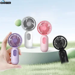 Mini Portable Fan Small Hand Held Fan USB Rechargeable Handheld Fan Outdoor Personal Pocket Fan Powerful and Lightweight 3 Gears