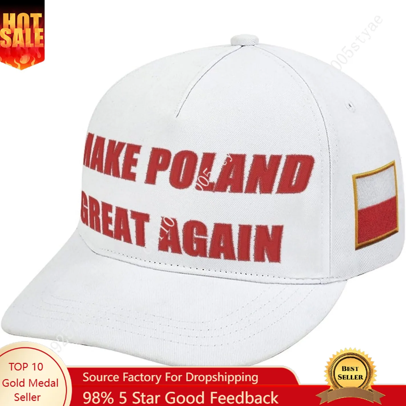 

Make Poland Great Again Hats Man Woman Embroidery Baseball Cap Adjustable Ballcap Patriotic Dad Hat Trucker Caps