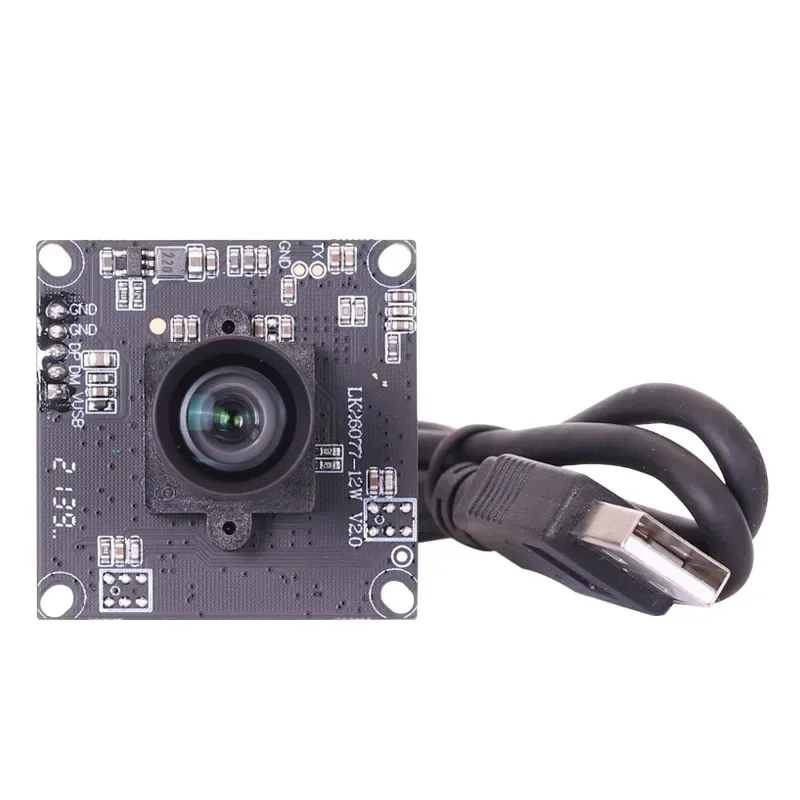14209 4K IMX577 38mm 3mm 100degree distortionless PCBA Industrial machine vision usb industrial camera modul