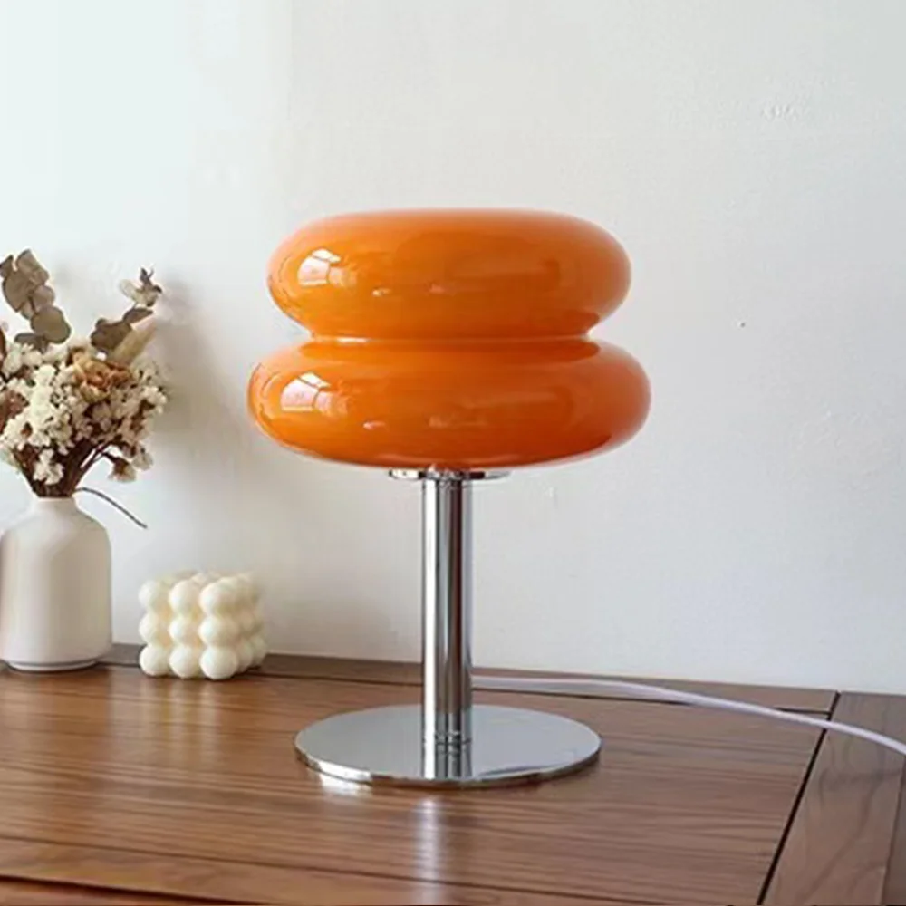 Macaron Glass Table Lamp, Macaron Style living room ramples, kids room lamp