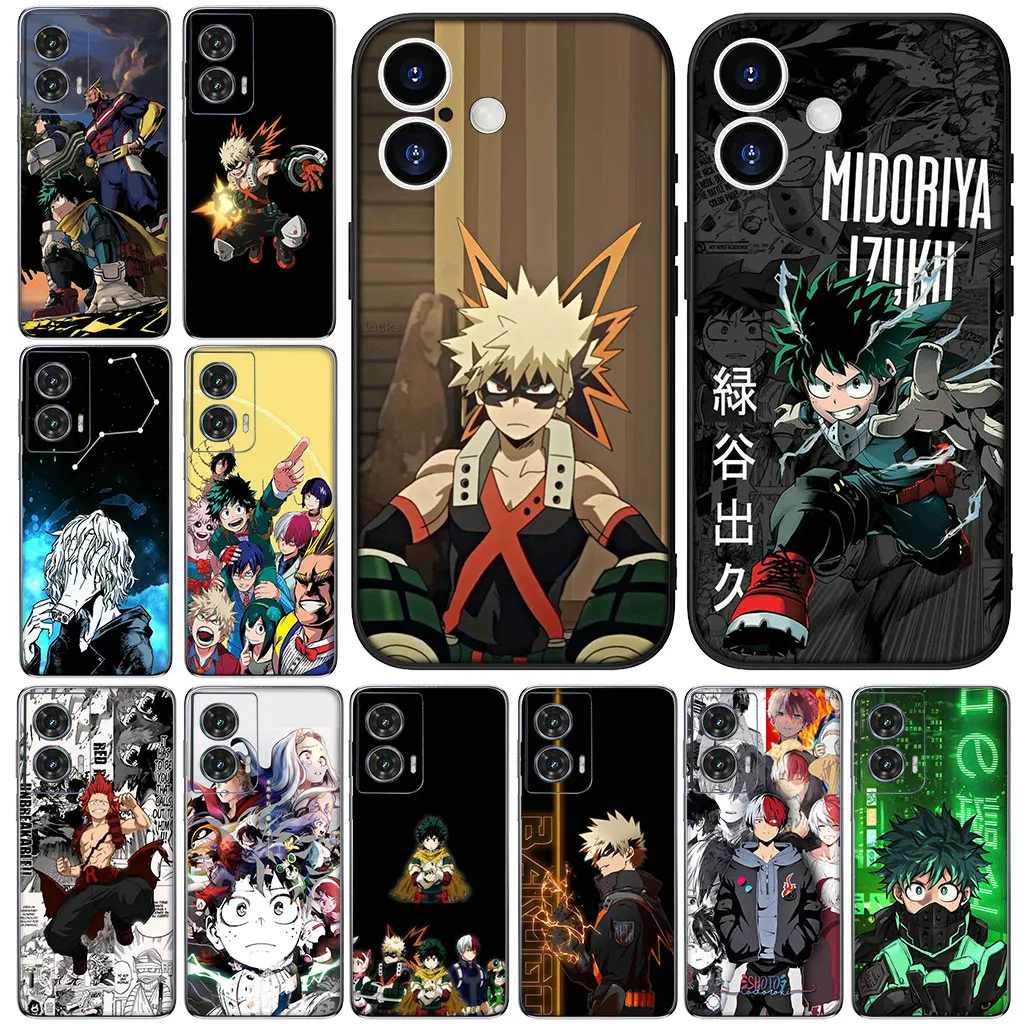 Чехол для телефона Samsung Galaxy Note 20 Ultra 10 8 9 S10 Lite S9 A8 A6 Plus A9 A7 S10E A21S A24 A25 с обои My Hero Academia