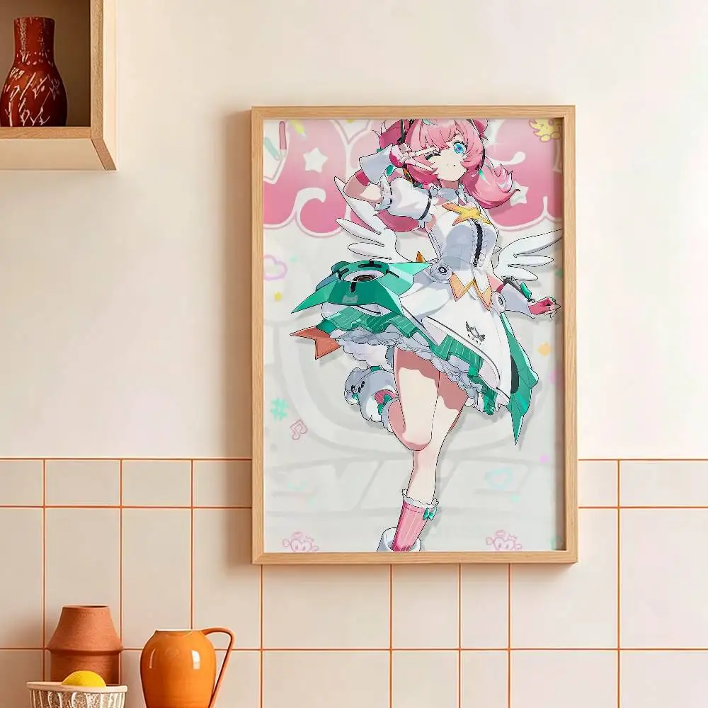 Zenless ZZZ A-Aria Poster HD Self Adhesive Waterproof Wall Art Ideal for Home Office Dorm Gift Customizable