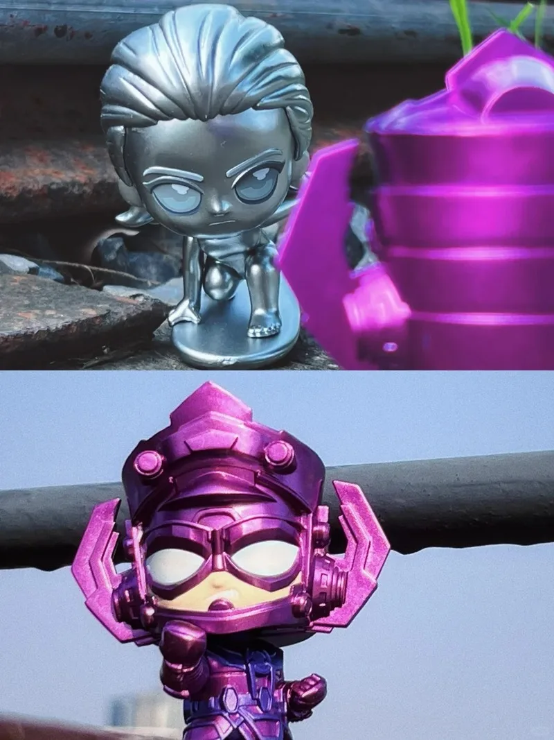 ของแท้ Hottoys Cosbi Fantastic Four: First Steps กล่องตาบอดรุ่น Miniature อะนิเมะตัวเลข Mystery กล่องของเล่นแฟนของขวัญ