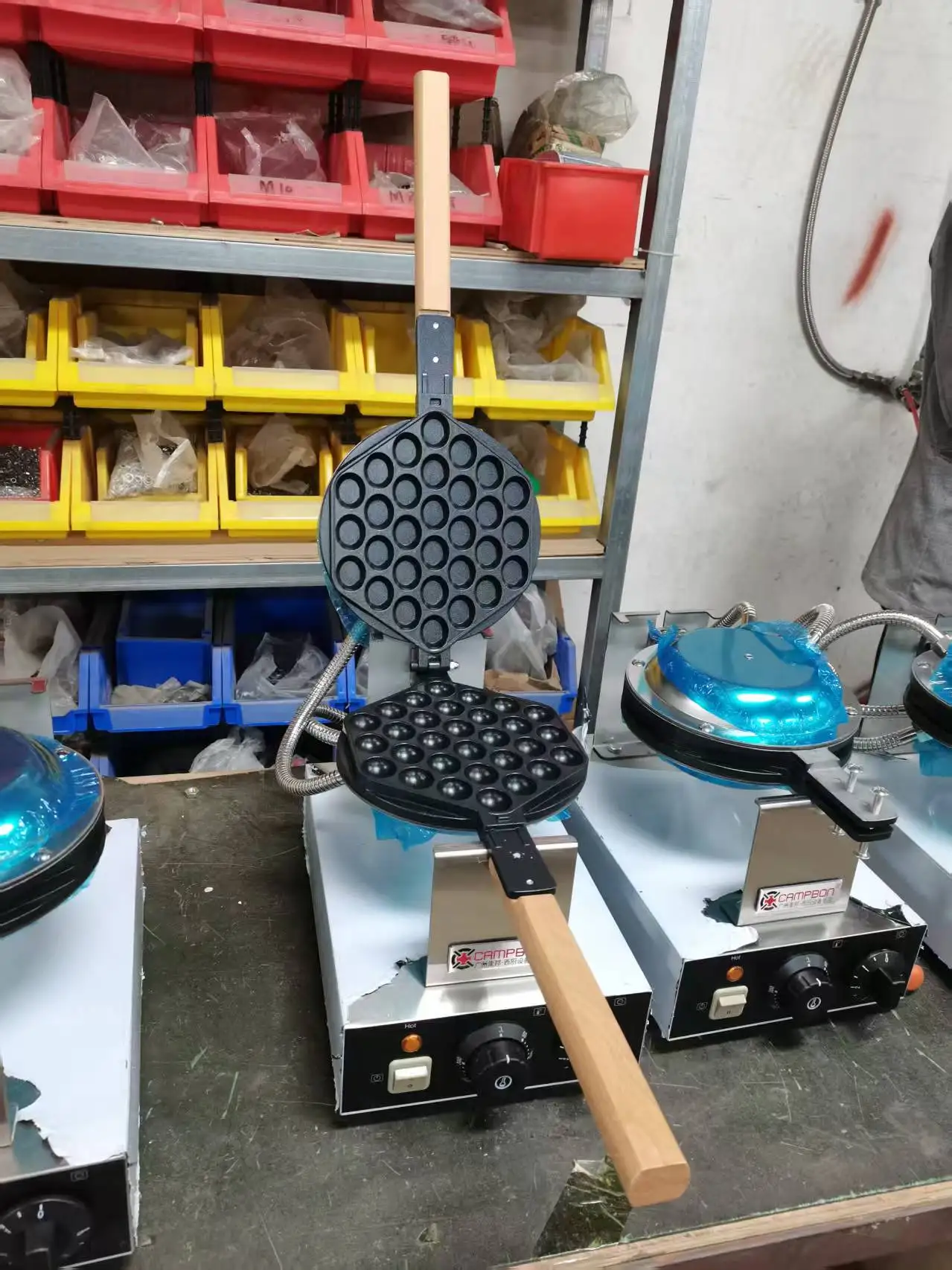 Commercial Electric Waffle & Egg Waffle With High-Speed Baking For Cafés, Dessert Shops ZH-6