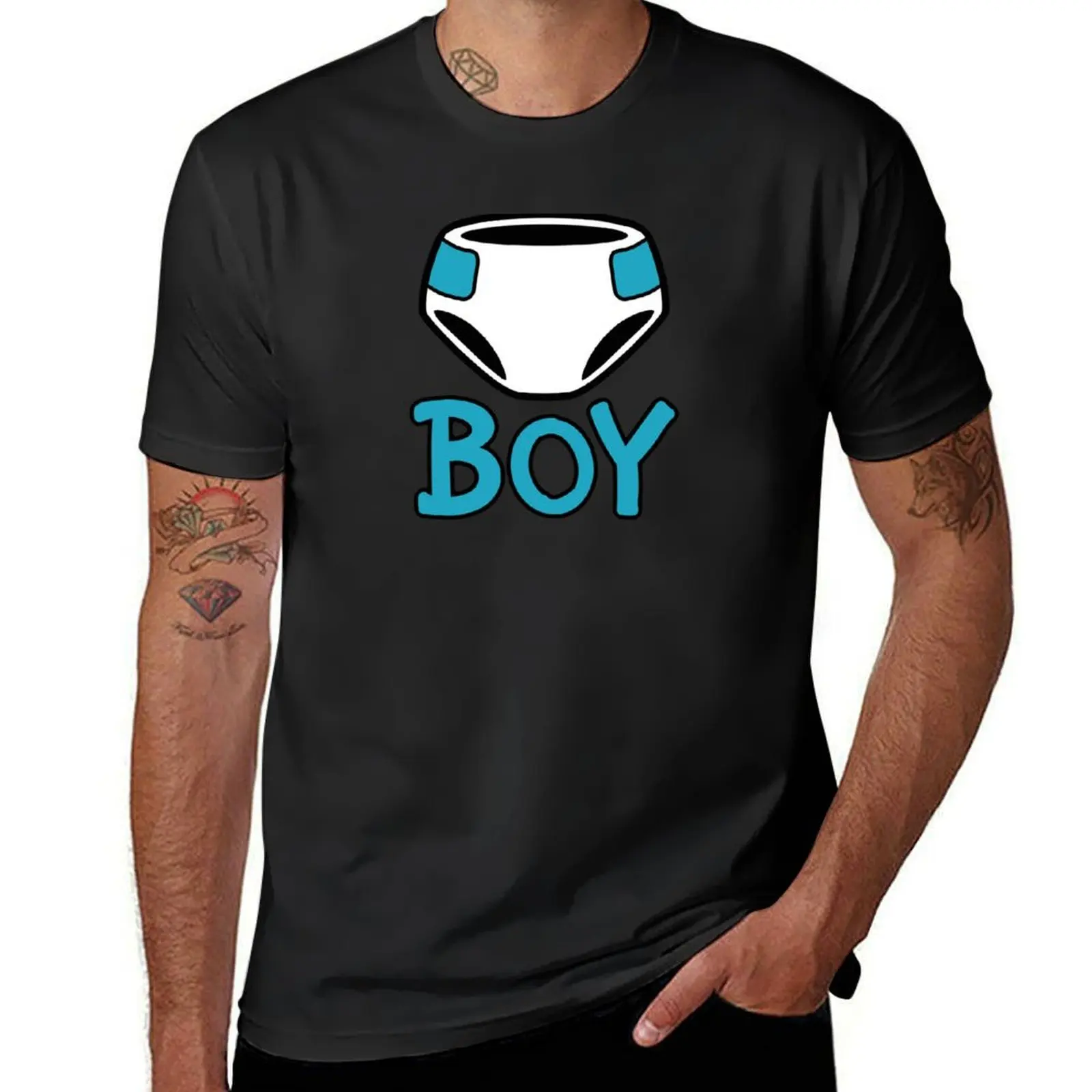 DIAPER BOY T-Shirt summer top funnys slim fit t shirts for men