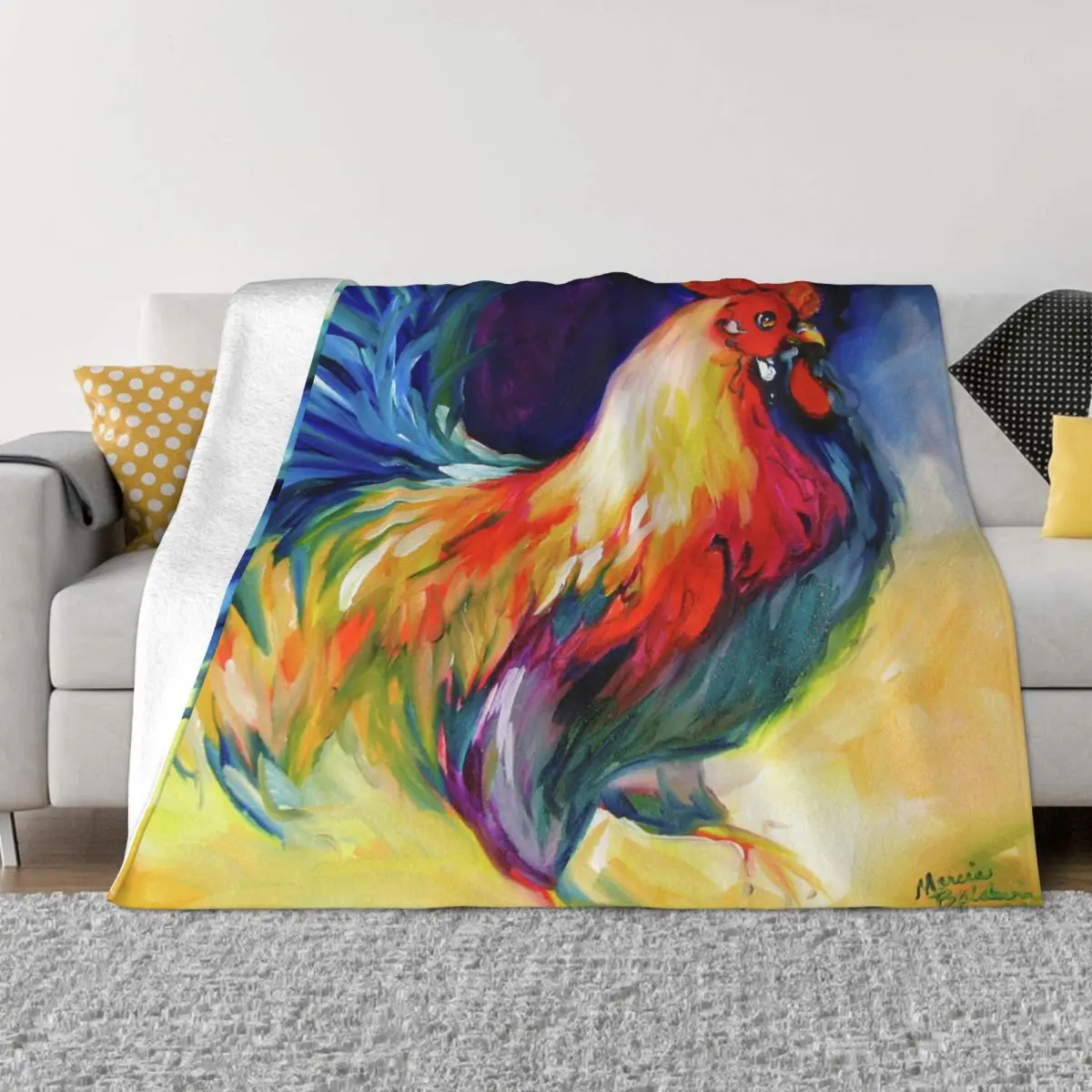 

Chicken Rooster 444 Anime Winter Blankets Blankets And Throws Throw Blanket