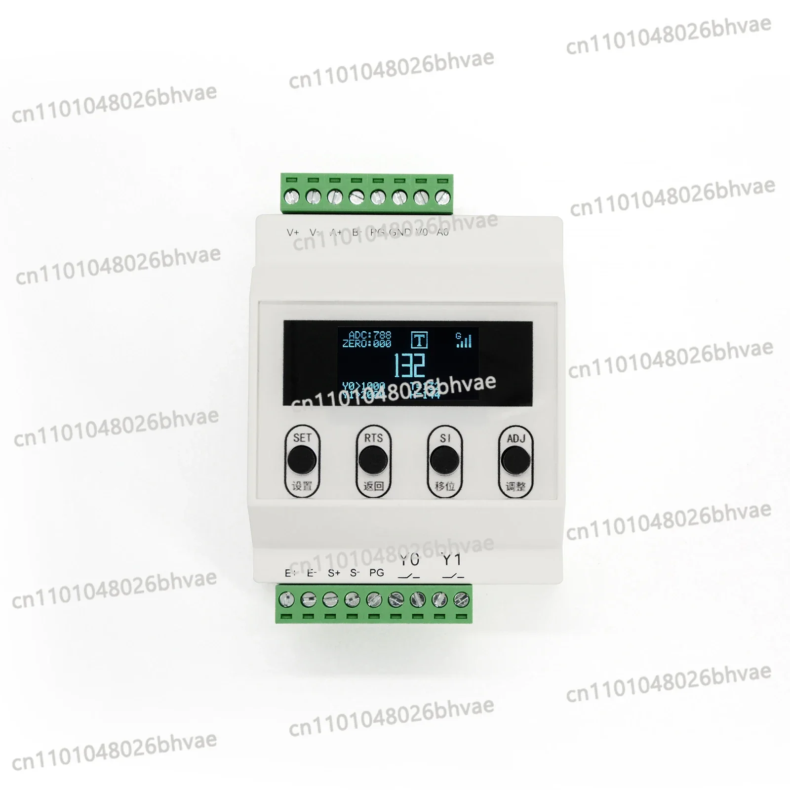 

Load Cell Sensor Amplifier Transmitter with Display Anti-Interference Conversion 0-5V 0-10V 4-20mA Rs-485 Modbus Communication