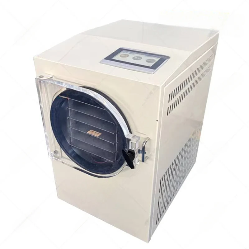 Automatic Electric Heating Eco-Friendly Cube Freeze Dryer Pump SUS304 Stainless Steel 4Kg Capacity For Food Processing And Fruit