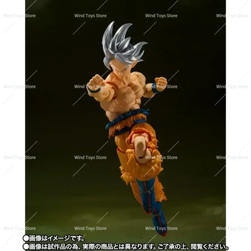 Bandai-Figura originale di Dragon Ball Z, SHFiguarts, Son Goku Ultra Instinct, Toyota Edition, Super Saiyan Ultra Instinct VJ30