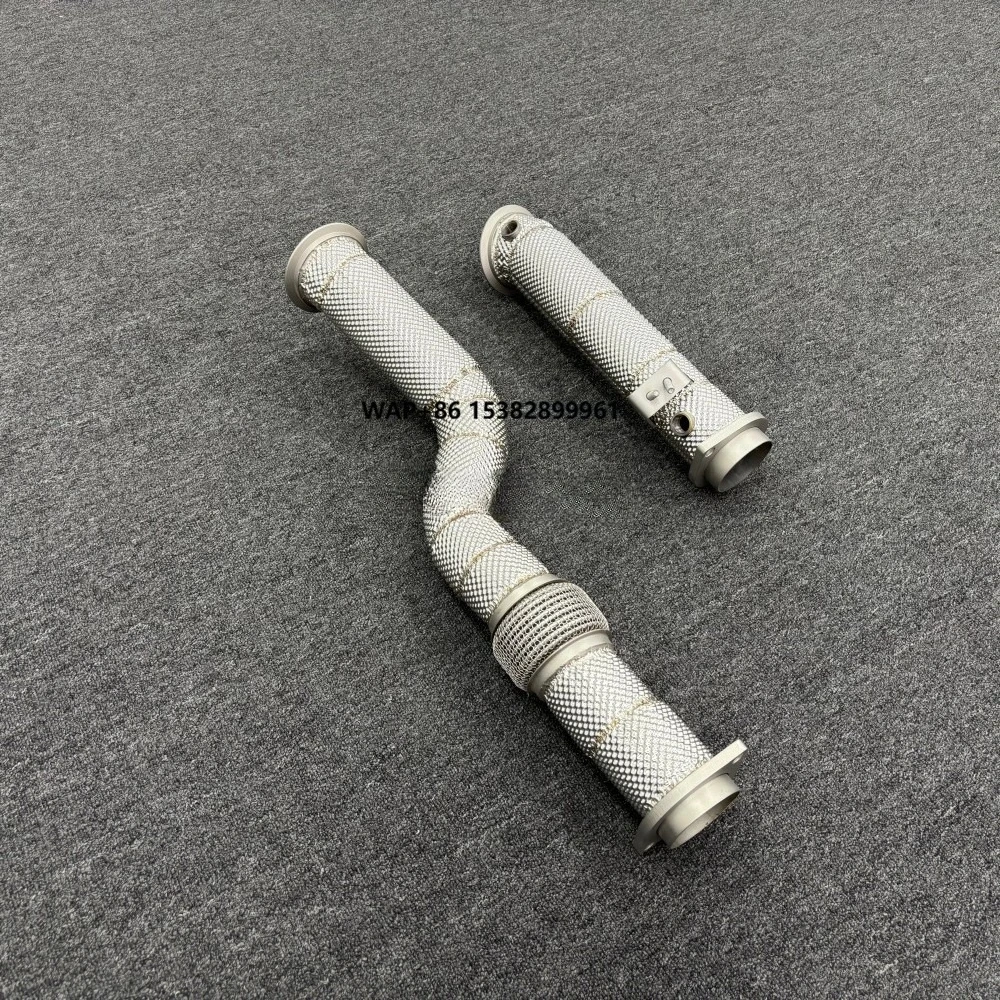 

Factory Outlet Exhaust Pipe Downpipe for M3 M4 G80 G82 S58 3.0T with Heat Shield