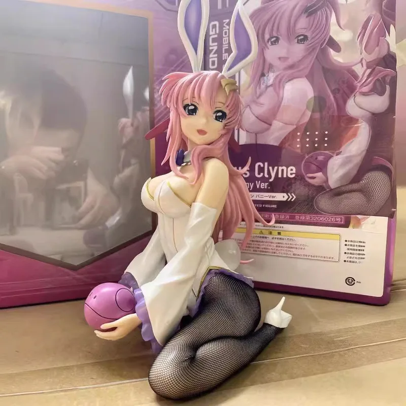 Anime Lacus Clyne 1/4 30cm Megahouse Mh Action Figures Sexy Bunny Girl PVC Statue Collection Desk Decoration Model Toy Kids Gift