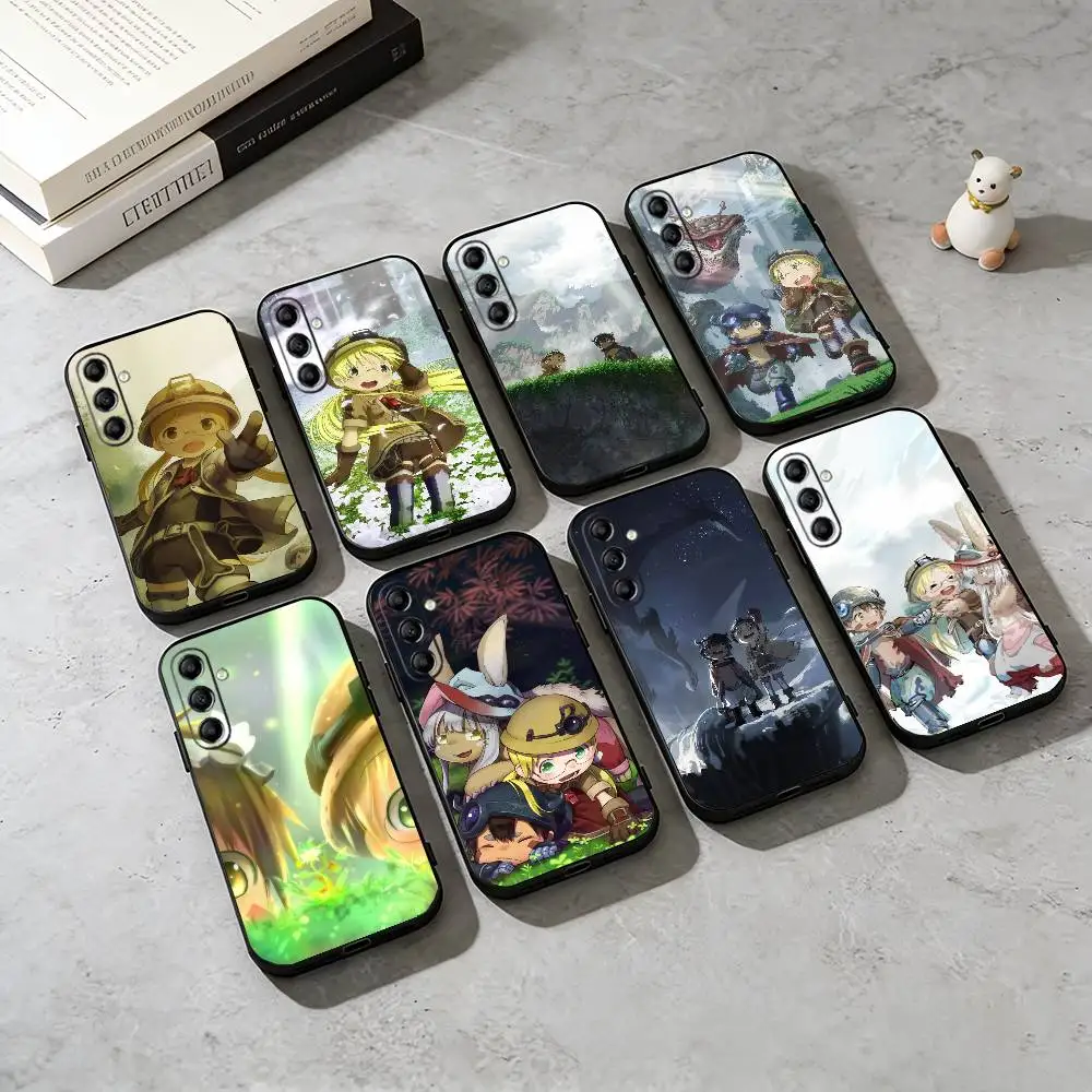 M-Made in Abyss Riko Anime  Phone Case For Samsung Galaxy A73,A72,A71,A70,A53,A52,A51,Others Soft Black Cover