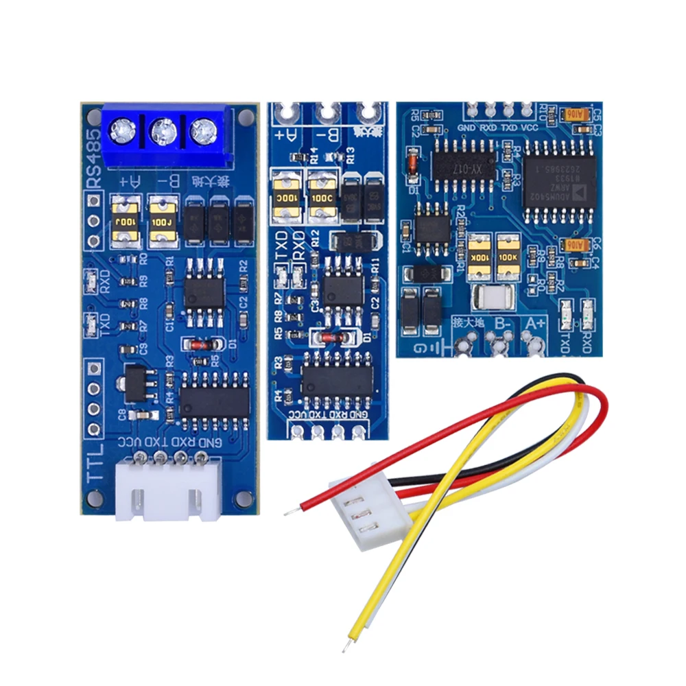 TTL przejdź do modułu RS485 sprzętowa automatyczna kontrola przepływu moduł szeregowy UART poziom wzajemnej konwersji moduł zasilania 3.3V 5V — zdjęcie 5